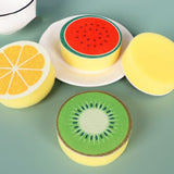 Dishwashing sponge - 4-piece set - Double-sided cleaning sponge - Dish cloth - Suitable for kitchen and bathroom - Side View
