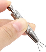 1 piece - Stainless steel anti-slip - Loose diamond gripper - Four-jaw clamp - Front View