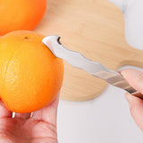 Peeler - Fruit Peeler - Stainless Steel Peeler - Manual Vegetable and Fruit Peeler - 13 cm - For Daily Use in the Kitchen - Side View
