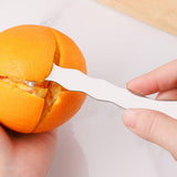 Peeler - Fruit Peeler - Stainless Steel Peeler - Manual Vegetable and Fruit Peeler - 13 cm - For Daily Use in the Kitchen - Top-Down View