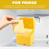 2-Pack Cheese Storage Boxes with Lids - For Sliced & Grated Cheese in the Fridge - Dishwasher Safe - Extra Image
