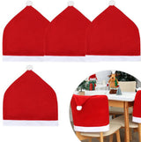 Chair Covers - 4 pieces - Christmas chair covers - Red chair covers - Christmas chair covers - Christmas decorations