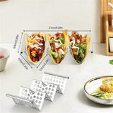 Cornbread Rack - 4-Tier Stainless Steel Rack with Handles - Cornbread Warming Rack, Holds up to 3 Cornbreads - Cornbread Warming Rack - Top-Down View
