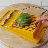 Meat Slicer - Luncheon Meat Slicer - Egg Slicer - Multifunctional Kitchen Aid - Suitable for bananas, avocados, and vegetables; dishwasher safe. - Rear View