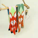 Scarves - Women's Winter Scarves - Warm Scarves - Cute Fox Scarves - 140cm - Stylish Gift - A Gift for Her (A) - 45-Degree Angle