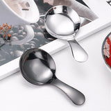 4-pack - small spoons - spoons with short handle - suitable for pots - for salt, sugar, spices, coffee, tea, desserts - Side View