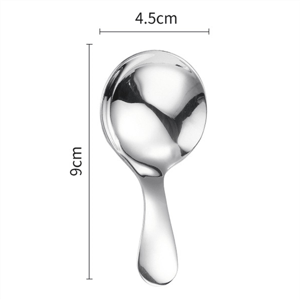 4-pack - small spoons - spoons with short handle - suitable for pots - for salt, sugar, spices, coffee, tea, desserts