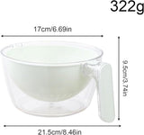 Kitchen Tools - Dishwashing Liquid - Fruit Washing Basin - Dish Drainer - Rotating Dish Drainer - Suitable for kitchen salads, mixing food, fruits, vegetables and other snacks.