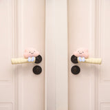 Protective Cover - Set of Two - Cute Cloud-Shaped Door Handle Gloves - Decorative Door Handle Protector Cover - Door Accessories (Pink)