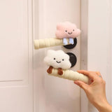 Protective Cover - Set of Two - Cute Cloud-Shaped Door Handle Gloves - Decorative Door Handle Protector Cover - Door Accessories (Pink)