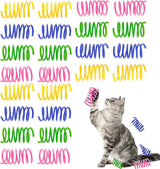 Cat Feather Toys - 24 Feather Toys - Cat Feather Toys - Toy Feathers - Pet Novelty Toys - Colorful Feathers - Feathers for Cats