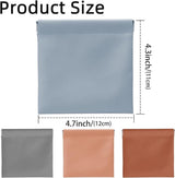Wallet - Organizer - Men's Wallet - Gift - Men's Gift - Gift for Men - Gift for Boyfriend - Gift for Father - Set of 4 (Blue, Brown, Light Gray, Apricot)
