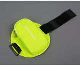 Sports Bag - Running Armband - Phone Holder for Running - Reflective Sports Accessories - With Adjustable Shoulder Strap - Suitable for Running, Camping and Hiking (Vegetable)