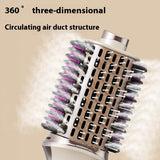 3-in-1 Multistyle Hair Dryer - Dryer, Styling Brush & Curling Iron - Hair Dryer Brush - Curling Brush - 650W, 4 Adjustable Settings - Side View