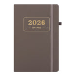 2026 Daily Planner – 2026 Adult Agenda – 1 Day on 1 Page – 365 Day Planner & Notebook – 14.0*20.8cm – Gray