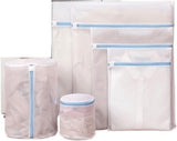 Laundry Bag - Blue Laundry Bags with Zipper - Fine Mesh Storage Bags - Protect Your Laundry and Washing Machine - Laundry Bags for Washing Bras, Underwear, Socks, Baby Clothes, Travel and Storage - Set of 6