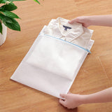 Laundry Bag - Blue Laundry Bags with Zipper - Fine Mesh Storage Bags - Protect Your Laundry and Washing Machine - Laundry Bags for Washing Bras, Underwear, Socks, Baby Clothes, Travel and Storage - Set of 6 - Side View
