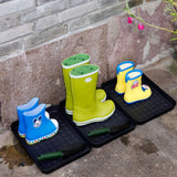 3-piece universal tray - multifunctional - plastic - rectangular tray - black - 45-Degree Angle