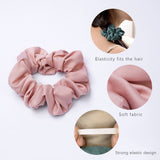 Headbands - Cotton Headbands, Soft Ponytail Holders - Candy Colors - Elastic Headbands - For Girls & Women - Pack of 10 - Side View