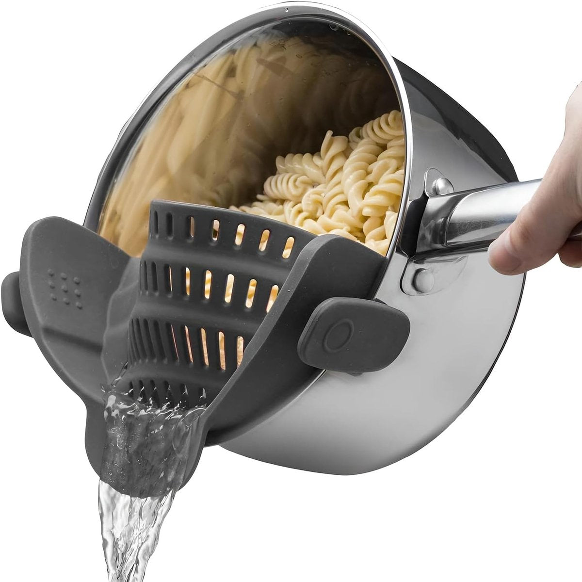 Water Filter - Cookware Filter - Pasta Drainer - Suitable for all cookware - Perfect for draining pasta, vegetables and fruit