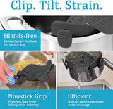 Water Filter - Cookware Filter - Pasta Drainer - Suitable for all cookware - Perfect for draining pasta, vegetables and fruit - Top-Down View