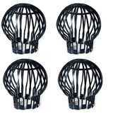 Pack of 4 - Plastic Drain Guards - Prevents drain pipes from becoming clogged by leaves, moss, mud, sludge, silt, balls and other debris.