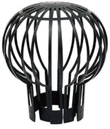 Pack of 4 - Plastic Drain Guards - Prevents drain pipes from becoming clogged by leaves, moss, mud, sludge, silt, balls and other debris. - Front View