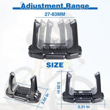 Bicycle Wall Mount - Up to 60 kg Load Capacity - For Tires 27-83 mm - Space-Saving Suspension for Garage & Home