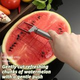 Watermelon Fork - Multifunctional Watermelon Slicer - Fruit Cutter - Portable Tool 2-Piece Set - Side View