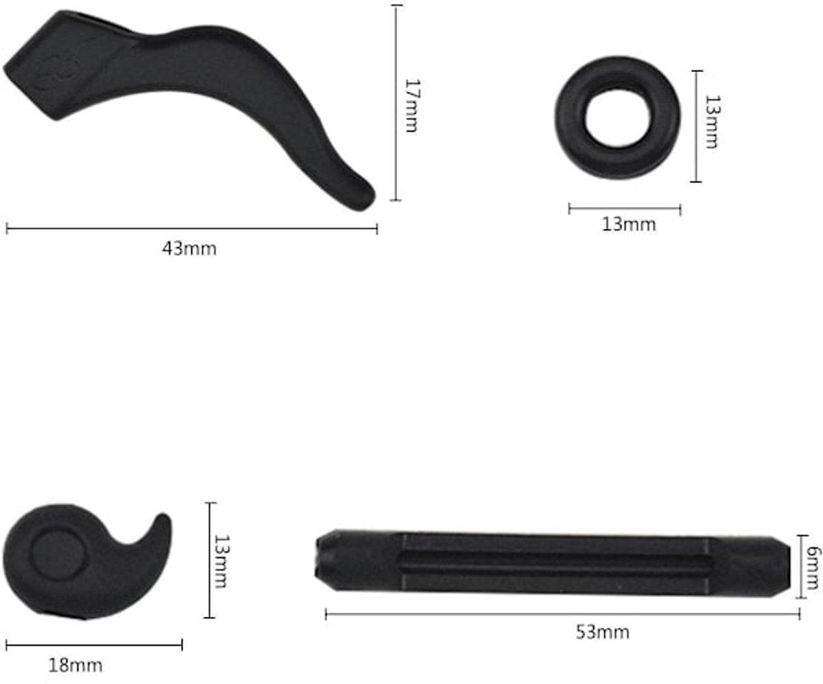 Ear Support - Non-slip Silicone Glasses - Frames - 24 Pairs
