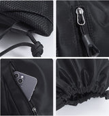One-Piece Backpack - Drawstring Backpack - Large Capacity - Lightweight - Separate Wet and Dry Compartments, Sports Backpack - Suitable for Travel and Fitness - Black