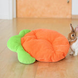 Pet Sleeping Mat - Warm Blanket - Soft Fabric - Cute Radish Shape - Suitable for Cats and Dogs (M-32*43cm) - Side View