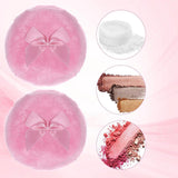 Powder Puff - 2 pieces - 8.9 cm - Make up sponges - Soft powder puff - Washable and reusable - For wet and dry application - Front View