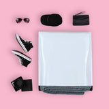 100-pack - Lightweight - High Strength - Logistics Packaging Bags - Self-Adhesive - Waterproof (32*45cm) - Front View