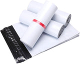 100-pack - Lightweight - High Strength - Logistics Packaging Bags - Self-Adhesive - Waterproof (32*45cm) - Side View