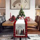 Table Runner - Christmas Table Runner - Christmas Decorations - Christmas Table Runner 33x183 cm - Christmas Table Decorations - Christmas Decorations 2024 - Christmas Decorations (Christmas Red) - Rear View