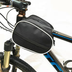 2 artikelen - Fietsstuurtassen - Waterdichte fietsframe-stuurtassen - Fiets bovenbuistassen - Fietsuitrusting