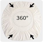 Mattress Protector - Mattress Cover - Elastic Band - Washable - Elastic Mattress Protector - for Small Double Beds (White - 200x200cm)