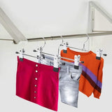 Hanger Clips - 20 pieces - Sock Clips - Clothing Clips & Towel Clips - Rear View