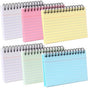 Color Notebooks - American Notepads - Index Card Notebooks - Vocabulary Books - Small Books - 6-Pack