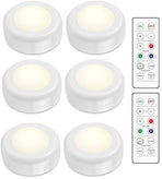 LED spotlight set - 6 stylish lights with dimming function and 2 practical remote controls - Night lights with colour change - Lights with remote controls - Suitable for kitchens, bedrooms, etc.