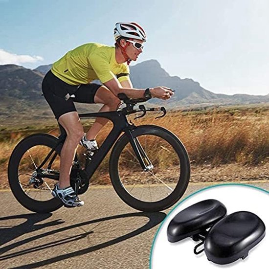 Bicycle Saddle - Comfort Bicycle Saddle - Unisex - Ergonomic - Soft Double Padded Saddle Cover