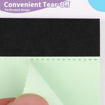 Coloured notepads, set of 3 writing pads 29.5 x 21.4 cm, with micro-perforation and sturdy back, broad lines, 50 sheets per pad, ideal for school, university, office and professional use (blue/pink/green)
