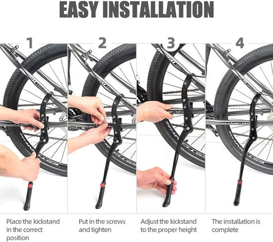Bicycle stand - Adjustable bicycle stand - Bicycle support - Suitable for wheels from 24 to 29 inches