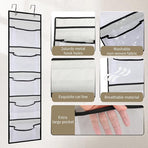 Hanging Storage Bags - Hanging Storage Boxes - Comes with 5 Mesh Pockets - Perfect as Hanging Storage Boxes for the Bedroom - Ideal for Toy Storage