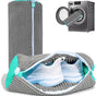 Shoe Wash Bags - 2-Pack - Reusable Shoe Cleaning Bags - Gray
