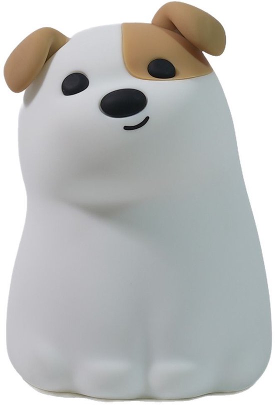 Night Light - Dog Night Light - USB - Touch Dimming - Baby Room/Bedroom Light - Pet/Children's Night Light - Adjustable in Seven Colors