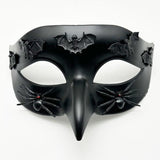 Hell's Messenger Mask - Halloween - Rave Party - Dance - Adult Performance - Costume Prop - 5-Pack - Front View
