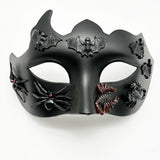 Hell's Messenger Mask - Halloween - Rave Party - Dance - Adult Performance - Costume Prop - 5-Pack - Top-Down View