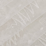 Window Screen - Ice Flower Christmas Tree Window Screen - Metal Mesh - European and American - Christmas - Curtain - Net Curtain 2-Piece Set (150*180cm) - Front View